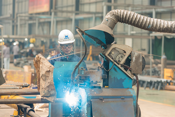 湘乡网架自动化焊接